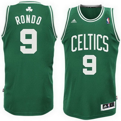 maglia nba rajon rondo 9 boston celtics rev30 verde