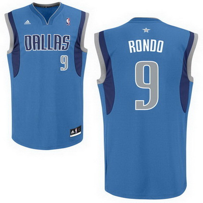 maglia nba rajon rondo 9 dallas mavericks blu