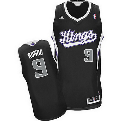 canotta basket rajon rondo 9 sacramento kings rev30 nero