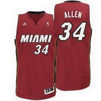 canotta nba ray allen 34 miami heat rev30 rosso