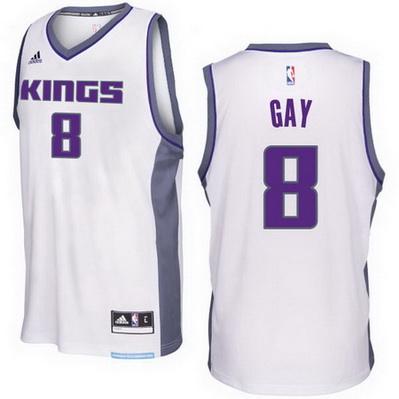 canotta rudy gay 8 2017 sacramento kings bianca