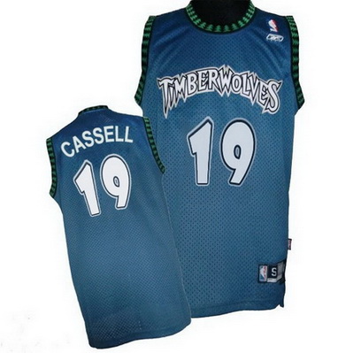 canotta sam cassell 19 retro minnesota timberwolves blu