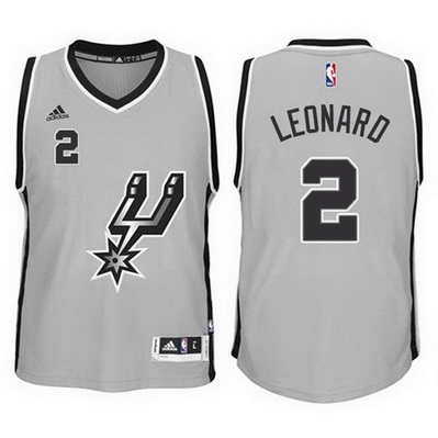 canotta basket san antonio spurs bambino kawhi leonard 2 grigio