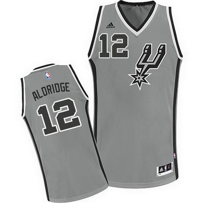 maglia san antonio spurs bambino lamarcus aldridge 12 grigio