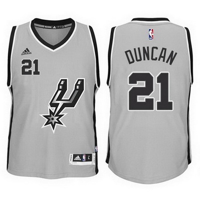 canotta san antonio spurs bambino tim duncan 21 gris