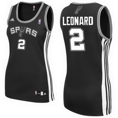 maglia basketa donna san antonio spurs kawhi leonard 2 nero