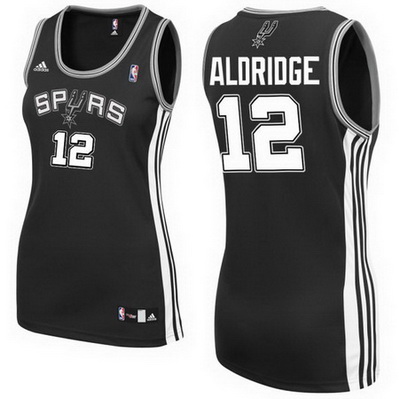 maglie basketa donne san antonio spurs lamarcus aldridge 12 nero