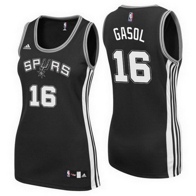 canotte nba donne san antonio spurs pau gasol 16 nero