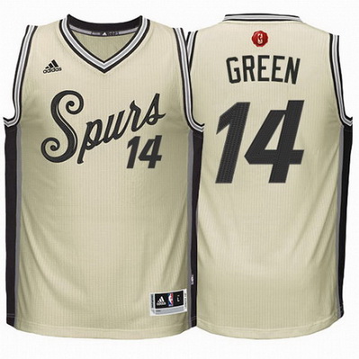 maglie uomo san antonio spurs natale 2015 danny green 14 giallo