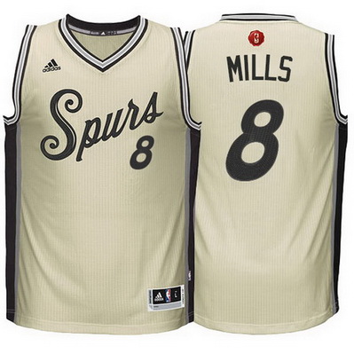 maglia basket san antonio spurs natale 2015 patty mills 8 giallo