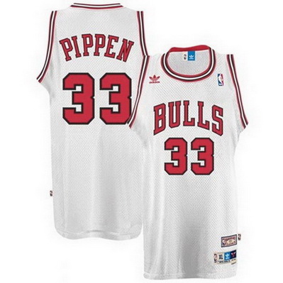 maglia nba scottie pippen 33 retro chicago bulls bianca