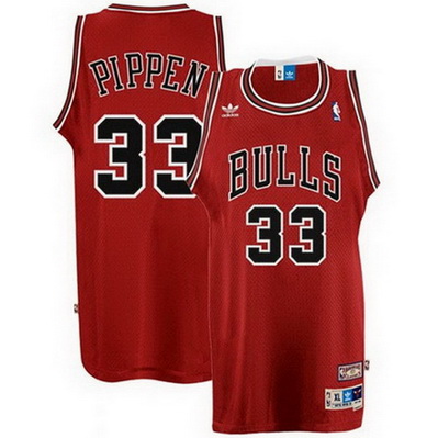 canotta scottie pippen 33 retro chicago bulls rosso