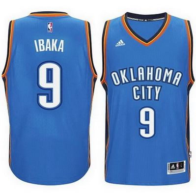 maglia basket serge ibaka 9 2015 oklahoma city thunder blu