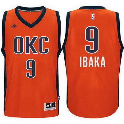 maglia nba serge ibaka 9 2016 oklahoma city thunder arancia