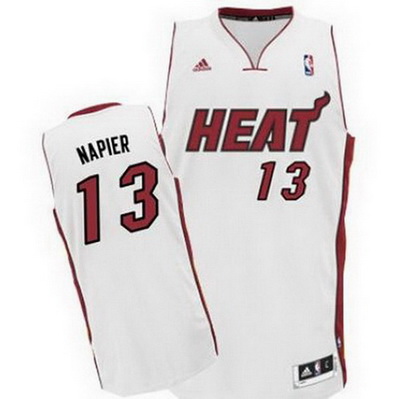 maglia basket shabazz napier 13 miami heat rev30 bianca