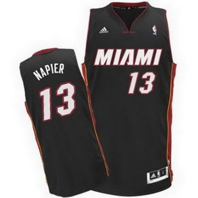 canotta basket shabazz napier 13 miami heat rev30 nero