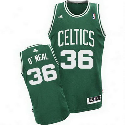 maglia basket shaquille o'neal 36 retro boston celtics verde