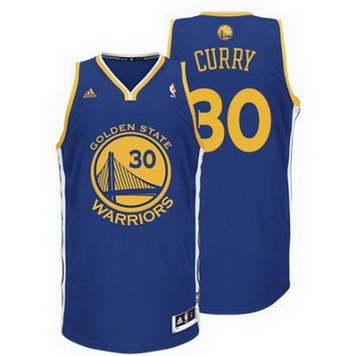 maglia basket stephen curry 30 golden state warriors rev30 blu