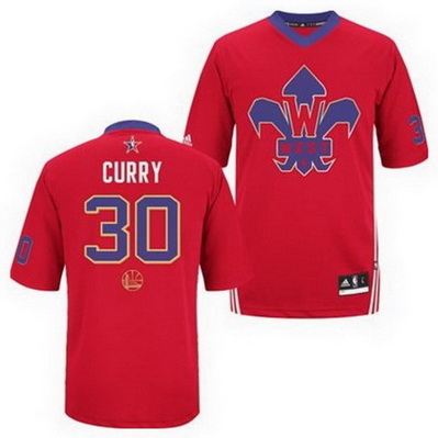 canotte basket stephen curry 30 nba all star 2014 rosso