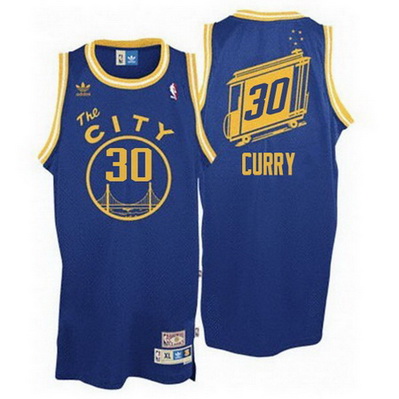 canotta nba stephen curry 30 the city golden state warriors blu