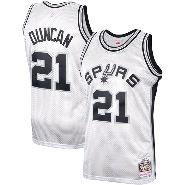 canotta Tim Duncan 21 2019-2020 san antonio spurs bianca