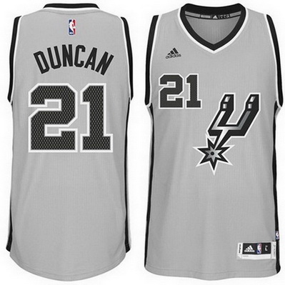 maglia nba tim duncan 21 2015 san antonio spurs grigio