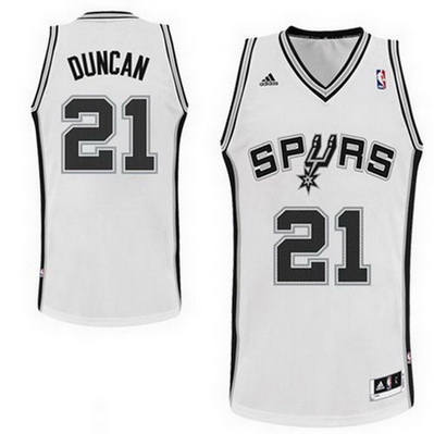 canotta nba tim duncan 21 san antonio spurs rev30 bianca