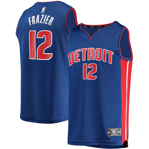 maglia basket Tim Frazier 12 2020 detroit pistons blu