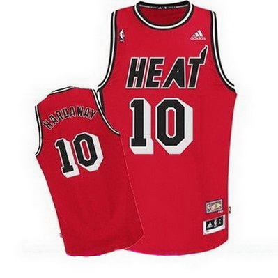 maglia basket tim hardaway 10 miami heat classico rosso