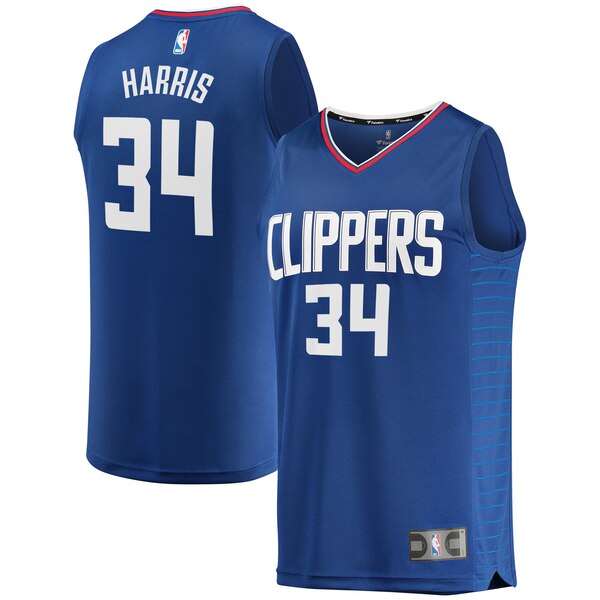 canotta nba Tobias Harris 34 2020 los angeles clippers blu