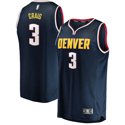 maglia nba Torrey Craig 3 2019 denver nuggets navy