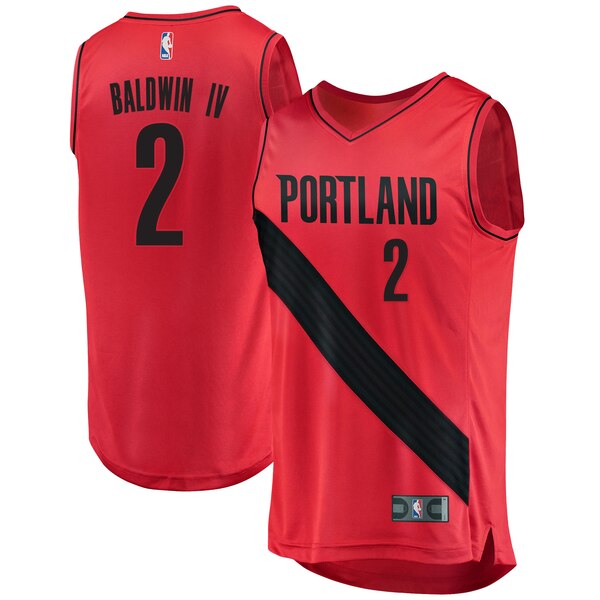 maglia Wade Baldwin IV 2 2020 portland trail blazers rosso