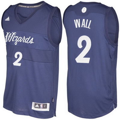 canotte uomo washington wizards natale 2016 john wall 2 blu