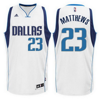 canotta wesley matthews 23 dallas mavericks bianca