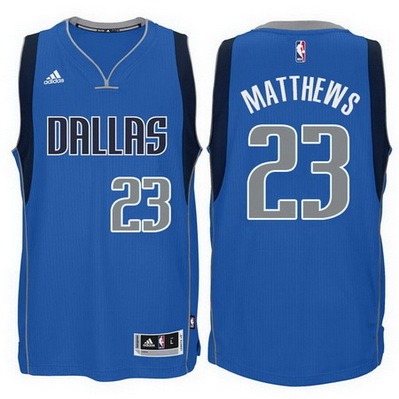 maglia nba wesley matthews 23 dallas mavericks blu