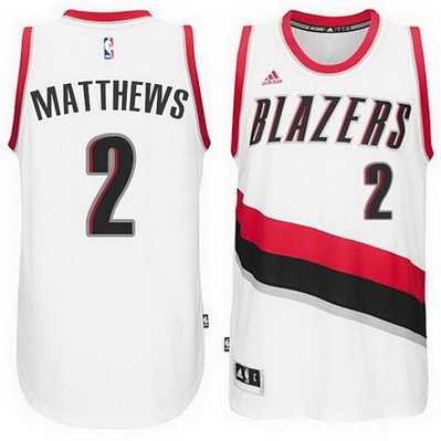 canotta nba wesley matthews 2 2015 portland trail blazers bianca