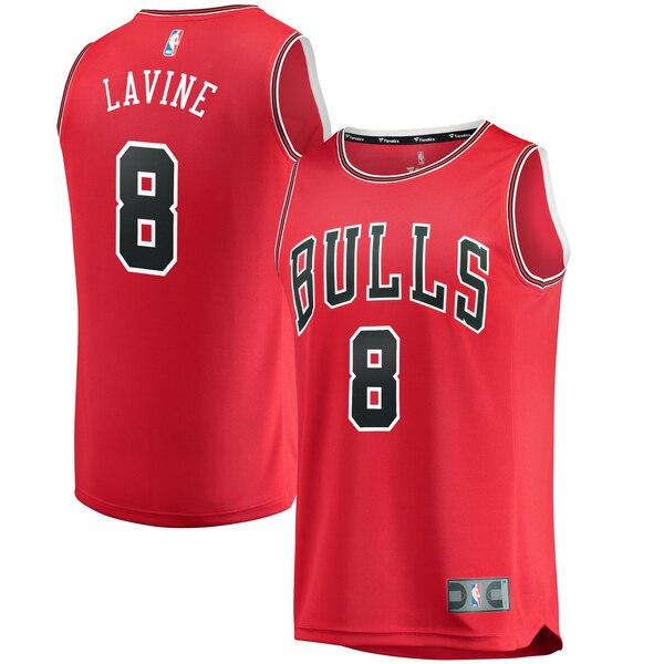 canotta basket Zach LaVine 8 2019-2020 chicago bulls rosso