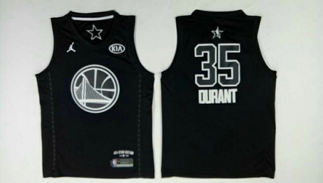 maglia kevin durant 35 retro golden state warriors nero