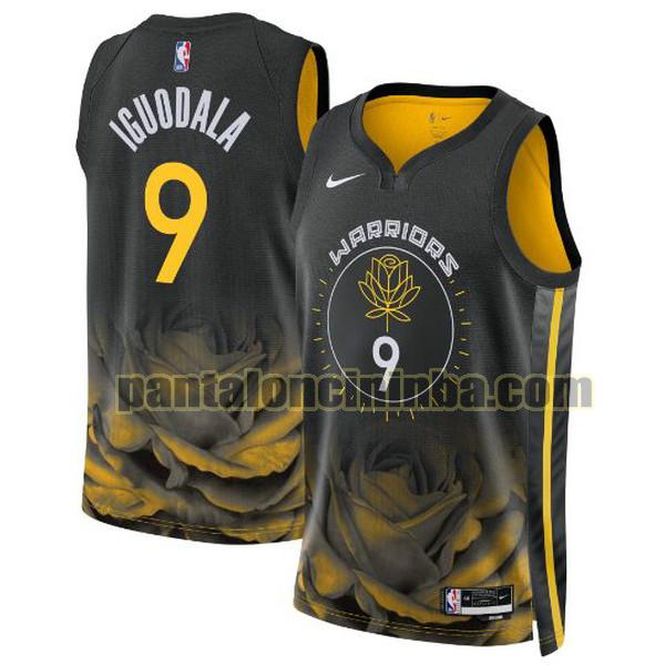 Maglie Uomo basket Andre Iguodala 9 Golden State Warriors Nero 2022-2023