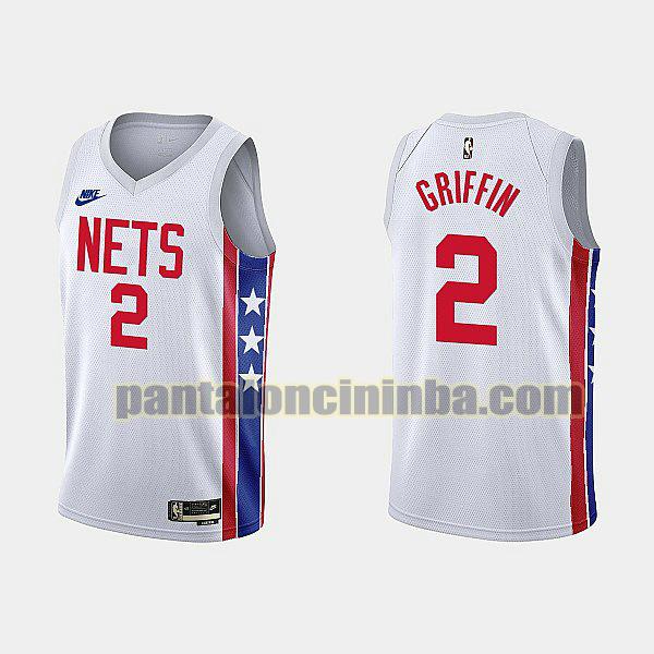 Maglie Uomo basket Blake Griffin 2 Brooklyn Nets Bianco 2022-2023