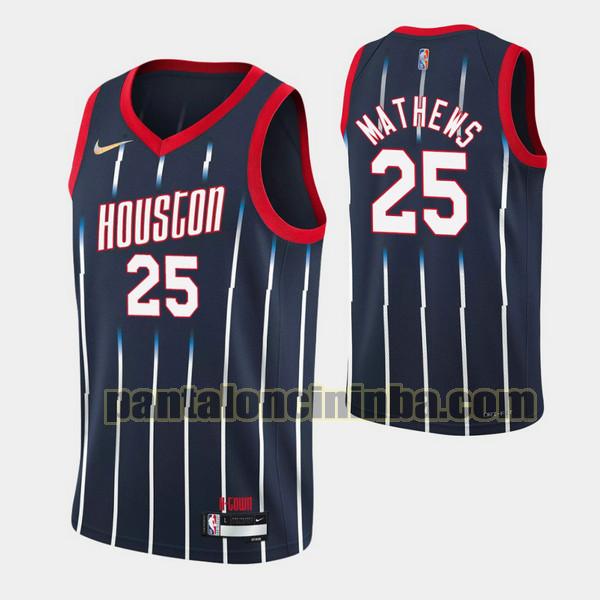 Maglie Uomo basket Garrison Mathews Houston Rockets Negro 2021 2022