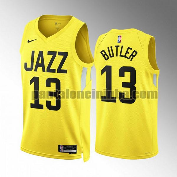 Maglie Uomo basket Jared Butler 13 Utah Jazz Giallo 2022 2023