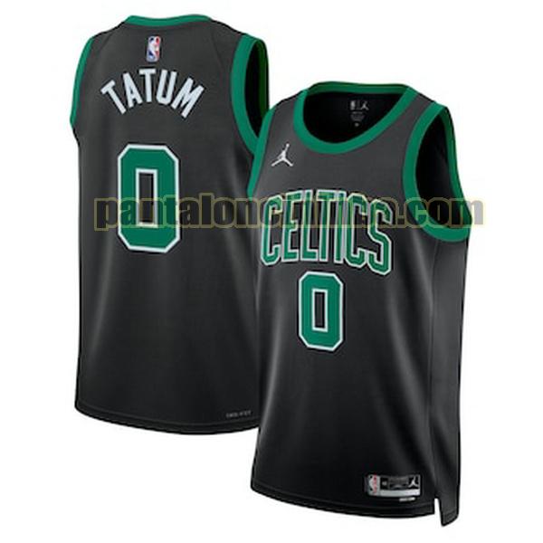 Maglie Uomo basket Jayson Tatum 0 Boston Celtics Nero 2022-2023