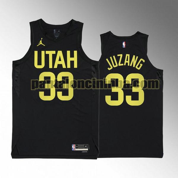 Maglie Uomo basket Johnny Juzang 33 Utah Jazz Nero 2022 2023