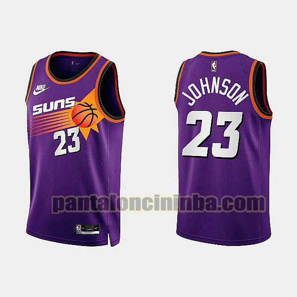 Maglie Uomo basket Johnson 23 Phoenix Suns Viola 2022 2023