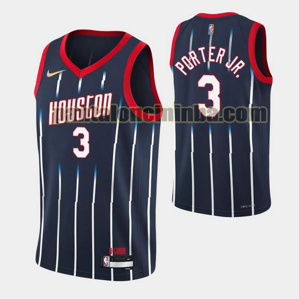 Maglie Uomo basket Kevin Porter Jr. Houston Rockets Negro 2021 2022