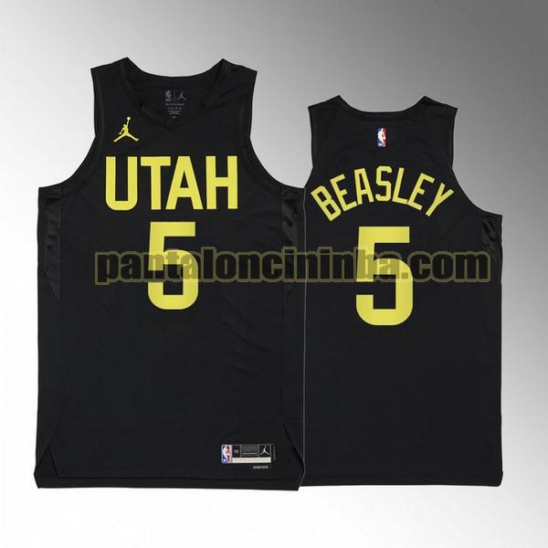 Maglie Uomo basket Malik Beasley 5 Utah Jazz Nero 2022 2023
