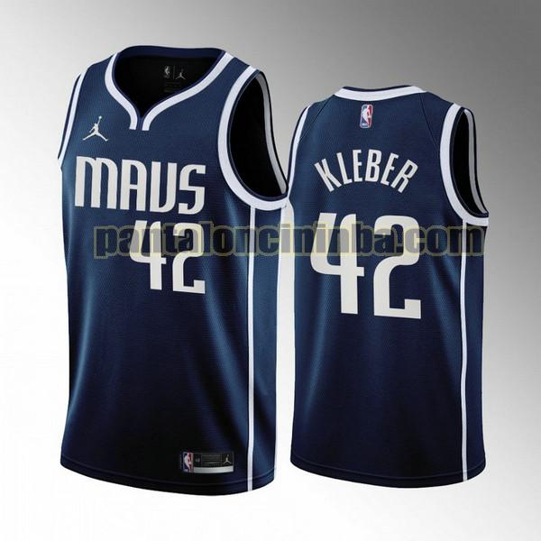 Maglie Uomo basket Maxi Kleber 42 Dallas Mavericks Blu 2022-2023