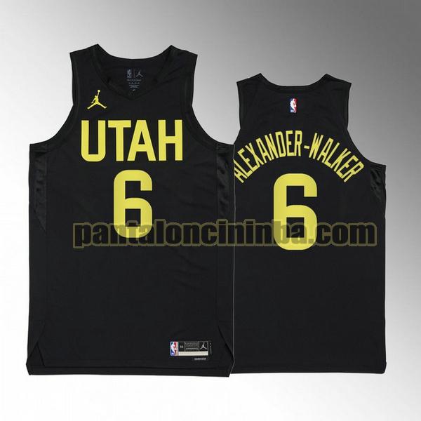 Maglie Uomo basket Nickeil Alexander-Walker 6 Utah Jazz Nero 2022 2023