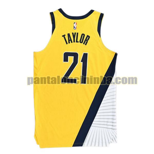 Maglie Uomo basket andrew nembhard Indiana Pacers Giallo 2022 2023